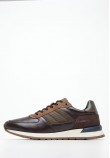 Men Casual Shoes 13650 DarkBrown Leather S.Oliver