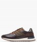 Men Casual Shoes 13650 DarkBrown Leather S.Oliver