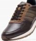 Men Casual Shoes 13650 DarkBrown Leather S.Oliver