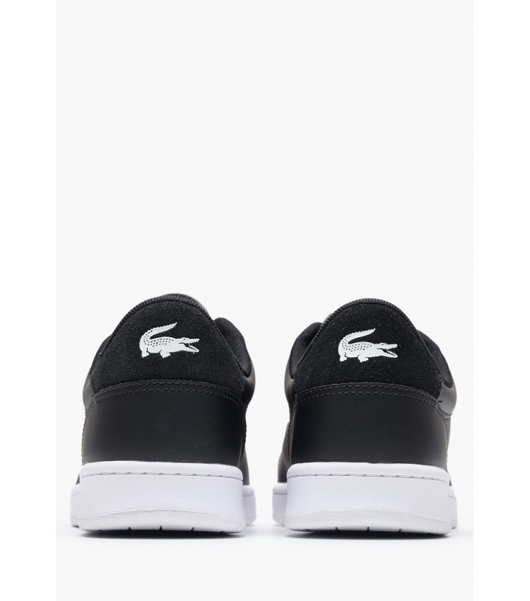 Ανδρικά Παπούτσια Casual Carnaby.224 Μαύρο Δέρμα Lacoste