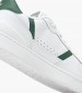 Men Casual Shoes Clip.Set White Leather Lacoste