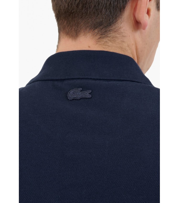 Men T-Shirts PH3600 DarkBlue Cotton Lacoste