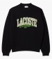 Ανδρικά Φούτερ SH2850 Μαύρο Βαμβάκι Lacoste