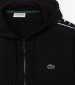 Men Jackets thin SH7457 Black Cotton Lacoste