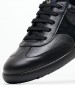 Men Casual Shoes 43719 Black Leather Callaghan