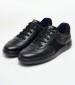 Men Casual Shoes 43719 Black Leather Callaghan