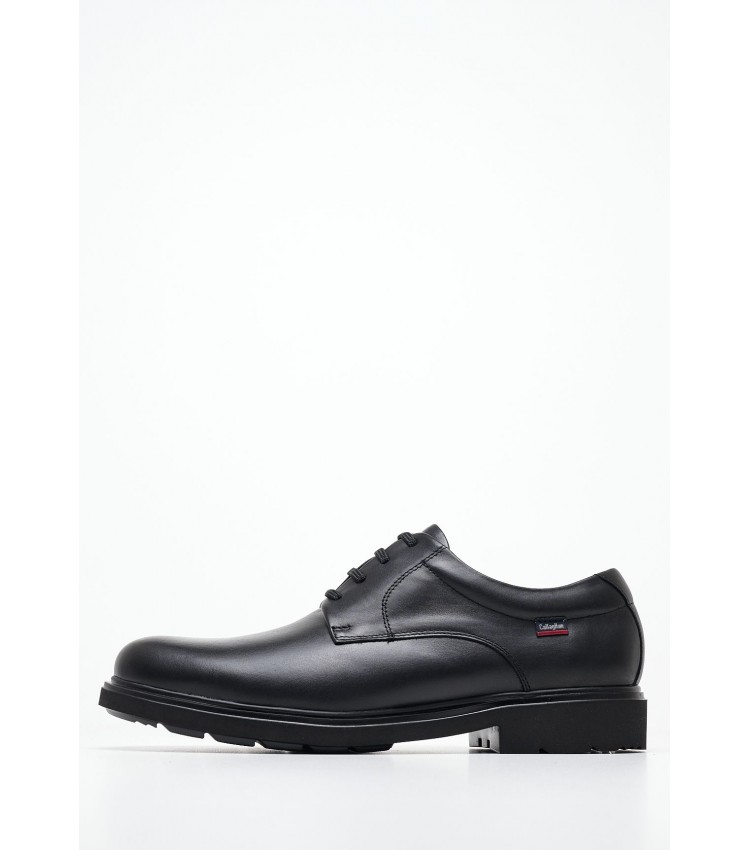 Men Shoes 52804 Black Leather Callaghan