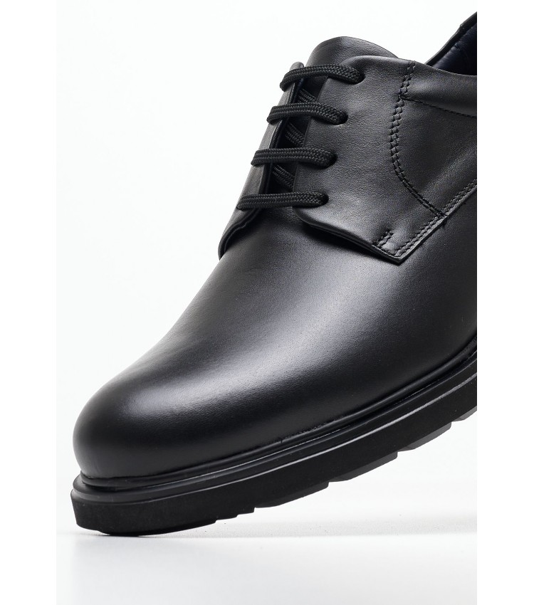 Men Shoes 52804 Black Leather Callaghan