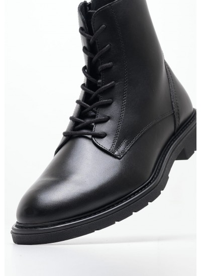 Men Boots 15104 Black Leather Marco Tozzi