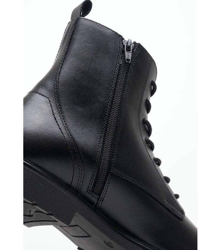 Men Boots 15104 Black Leather Marco Tozzi