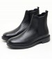 Men Boots 15301 Black Leather Marco Tozzi