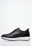 Men Casual Shoes 6833V Black Leather Philippe Lang