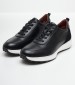 Men Casual Shoes 6833V Black Leather Philippe Lang