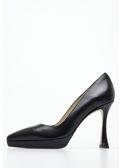 Women Pumps & Peeptoes High 28725 Black Leather Pedro Miralles