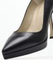 Women Pumps & Peeptoes High 28725 Black Leather Pedro Miralles