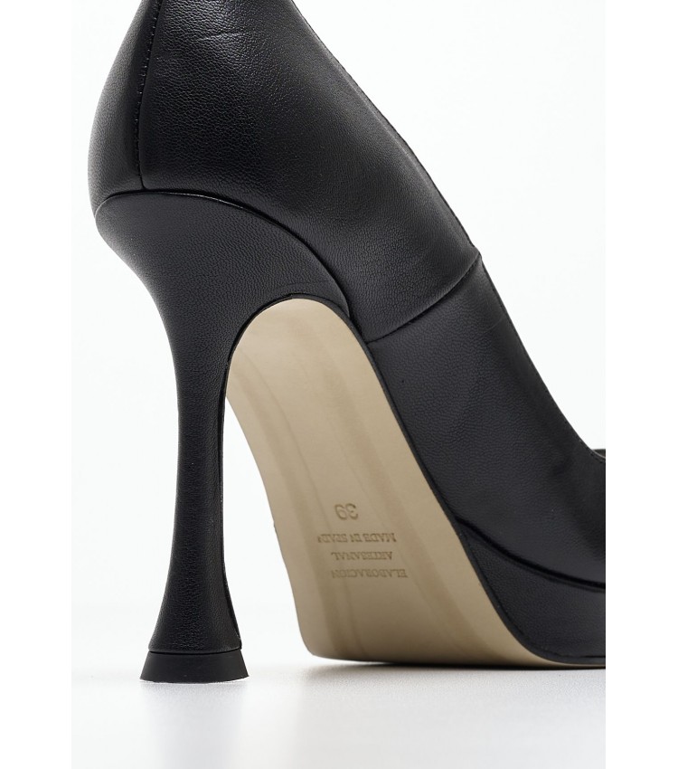 Women Pumps & Peeptoes High 28725 Black Leather Pedro Miralles