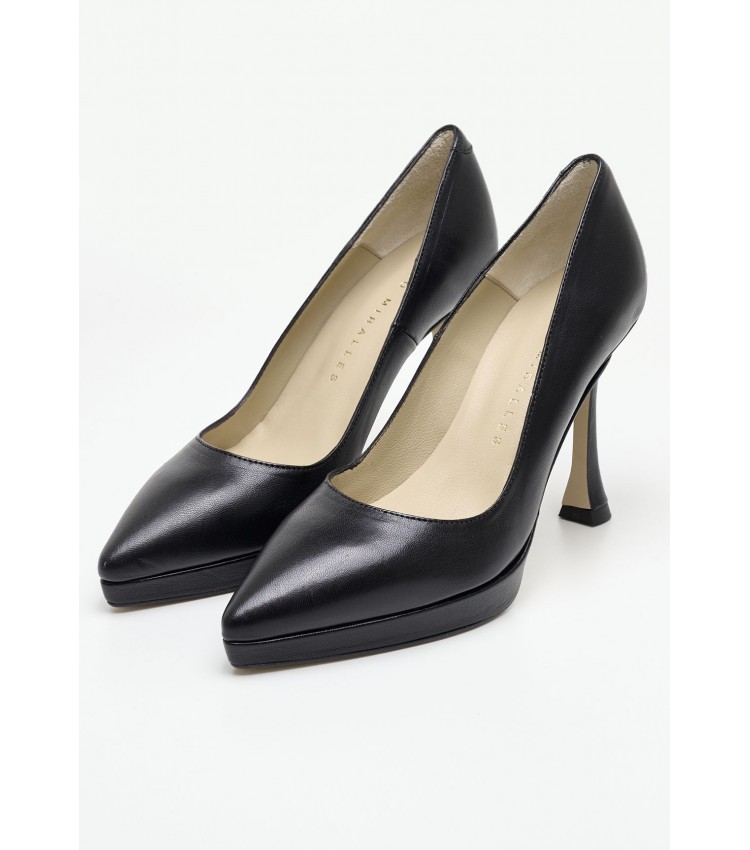 Women Pumps & Peeptoes High 28725 Black Leather Pedro Miralles