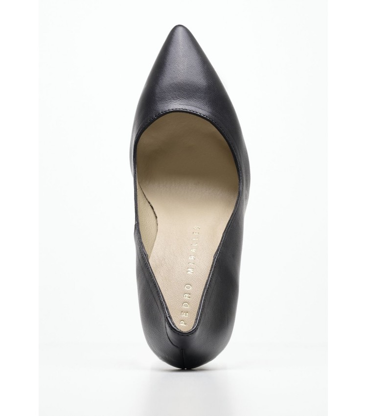 Women Pumps & Peeptoes High 28725 Black Leather Pedro Miralles