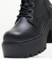 Women Boots Totally Black Leather Windsor Smith