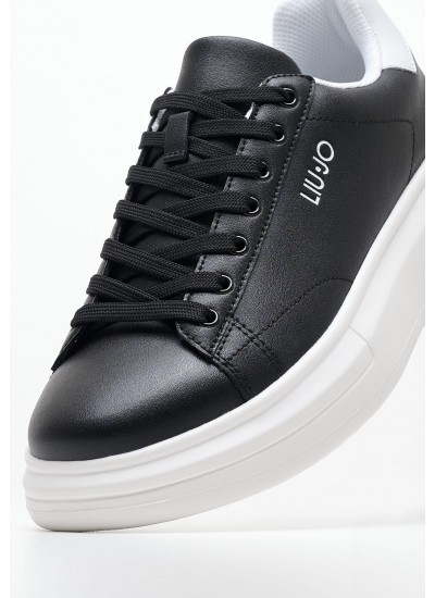 Men Casual Shoes Big.01 Black Leather Liu Jo