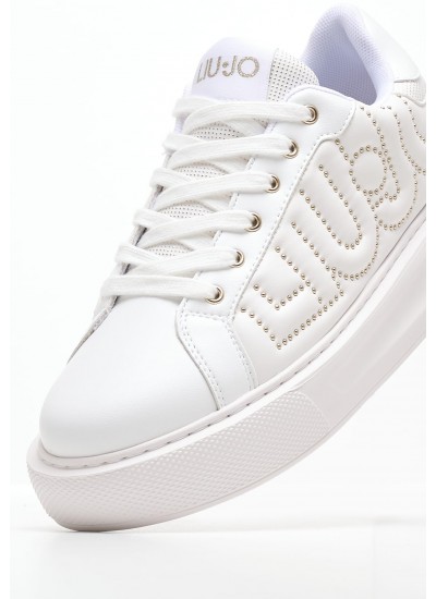 Women Casual Shoes Kylie29 White ECOleather Liu Jo