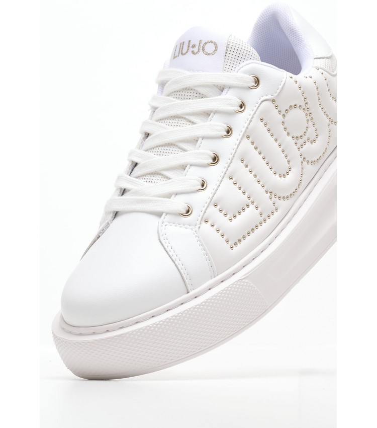 Women Casual Shoes Kylie29 White ECOleather Liu Jo