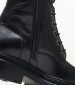 Women Boots 2Beta203 Black Leather Dei Colli