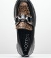 Women Moccasins 3000.4Leo Black Patent Leather MAKIS KOTRIS