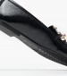 Women Moccasins K.001 Black Patent Leather MAKIS KOTRIS