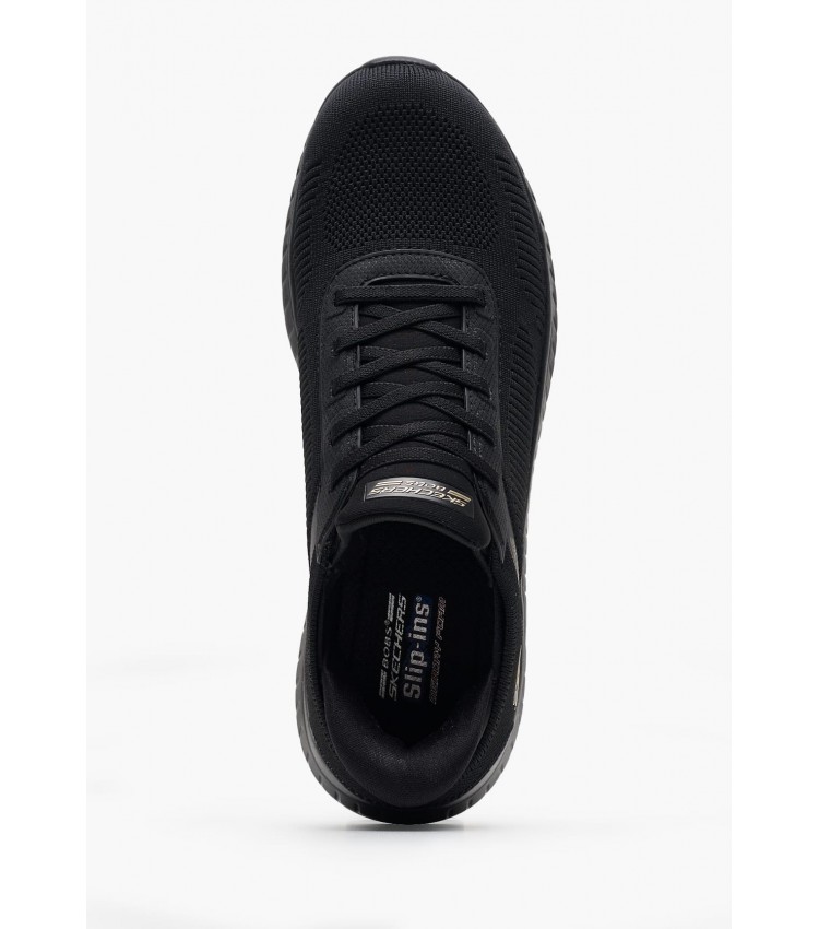 Γυναικεία Παπούτσια Casual 117497 Μαύρο Ύφασμα Skechers