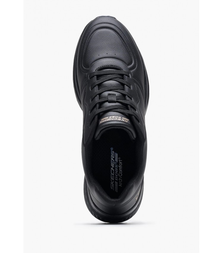 Γυναικεία Παπούτσια Casual 117560 Μαύρο ECOleather Skechers