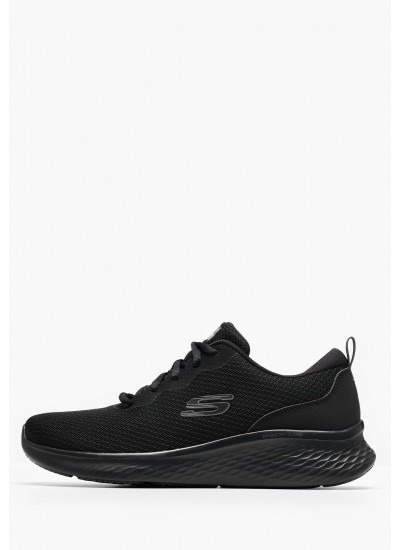 Γυναικεία Παπούτσια Casual 150044 Μαύρο Ύφασμα Skechers