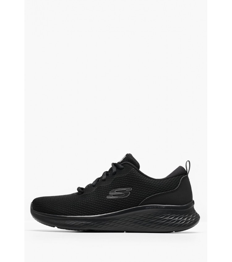 Γυναικεία Παπούτσια Casual 150044 Μαύρο Ύφασμα Skechers