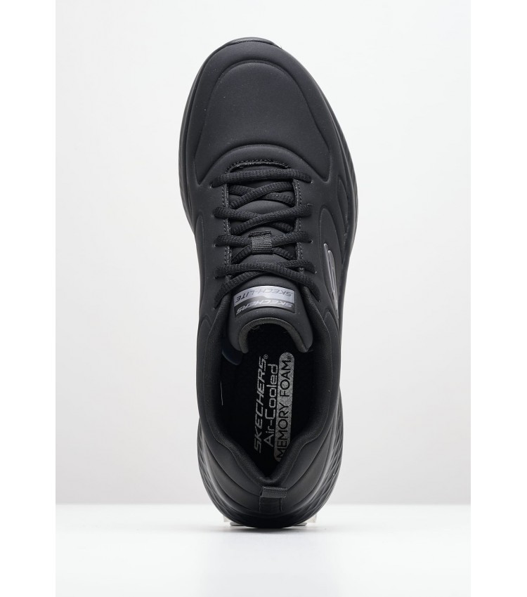 Γυναικεία Παπούτσια Casual 150047 Μαύρο ECOleather Skechers