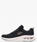 Γυναικεία Παπούτσια Casual 150074 Μαύρο Ύφασμα Skechers