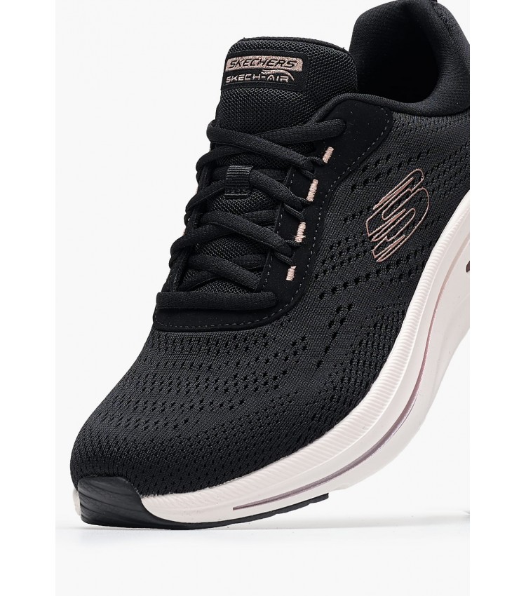 Γυναικεία Παπούτσια Casual 150074 Μαύρο Ύφασμα Skechers