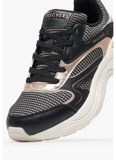 Γυναικεία Παπούτσια Casual 177566 Μαύρο ECOleather Skechers