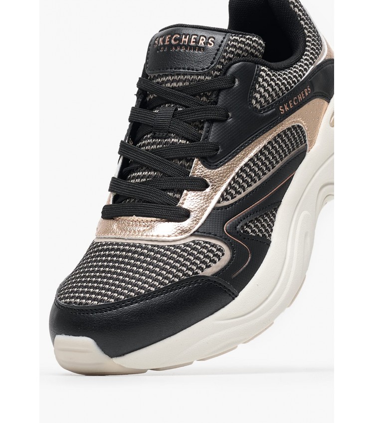 Γυναικεία Παπούτσια Casual 177566 Μαύρο ECOleather Skechers