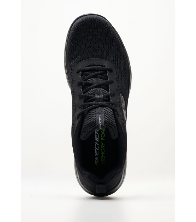 Men Casual Shoes 232395 Black Fabric Skechers