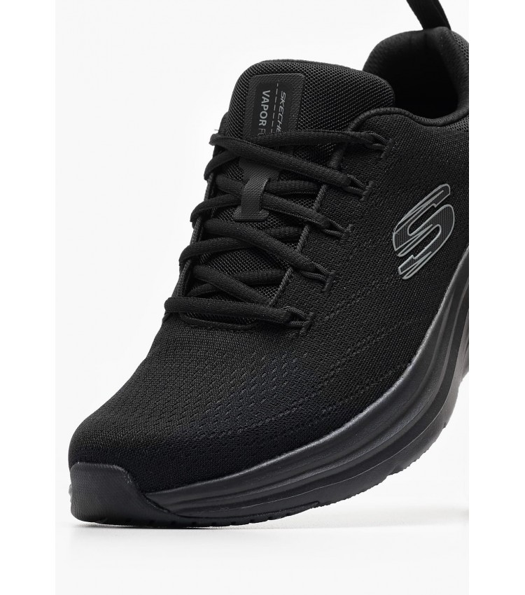 Ανδρικά Παπούτσια Casual 232626 Μαύρο Ύφασμα Skechers