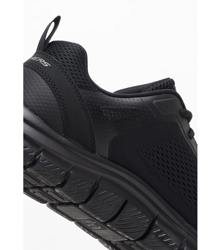 Men Casual Shoes 232698 Black Fabric Skechers