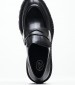 Women Moccasins Norton Black Leather Ash