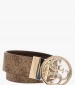 Women Belts 9166 Beige ECOleather Guess