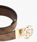 Women Belts 9166 Beige ECOleather Guess