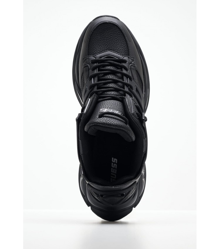 Men Casual Shoes Belluno.Low Black ECOleather Guess