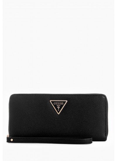 Women Wallets Bg.Laurel Black ECOleather Guess