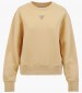 Γυνακεία Φούτερ Big.Sweatshirt Κίτρινο Βαμβάκι Guess