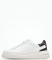 Women Casual Shoes Elbina.Brnz White Leather Guess