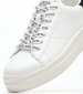 Women Casual Shoes Elbina.Wb White Leather Guess