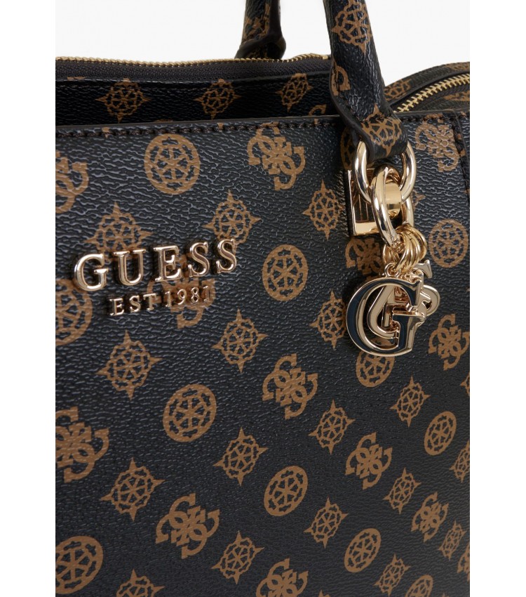 Γυναικείες Τσάντες Evelune.Lrg Καφέ ECOleather Guess